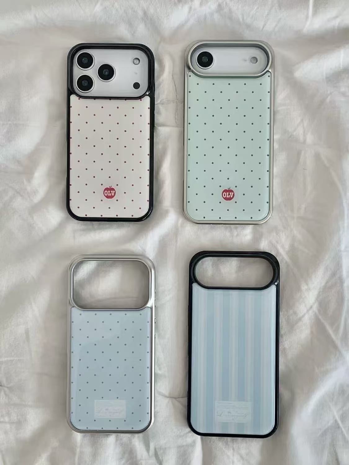 Retro niche polka dots IPhone  Case