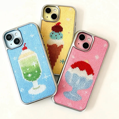 A cup of ice 🍦cream, iPhone case.