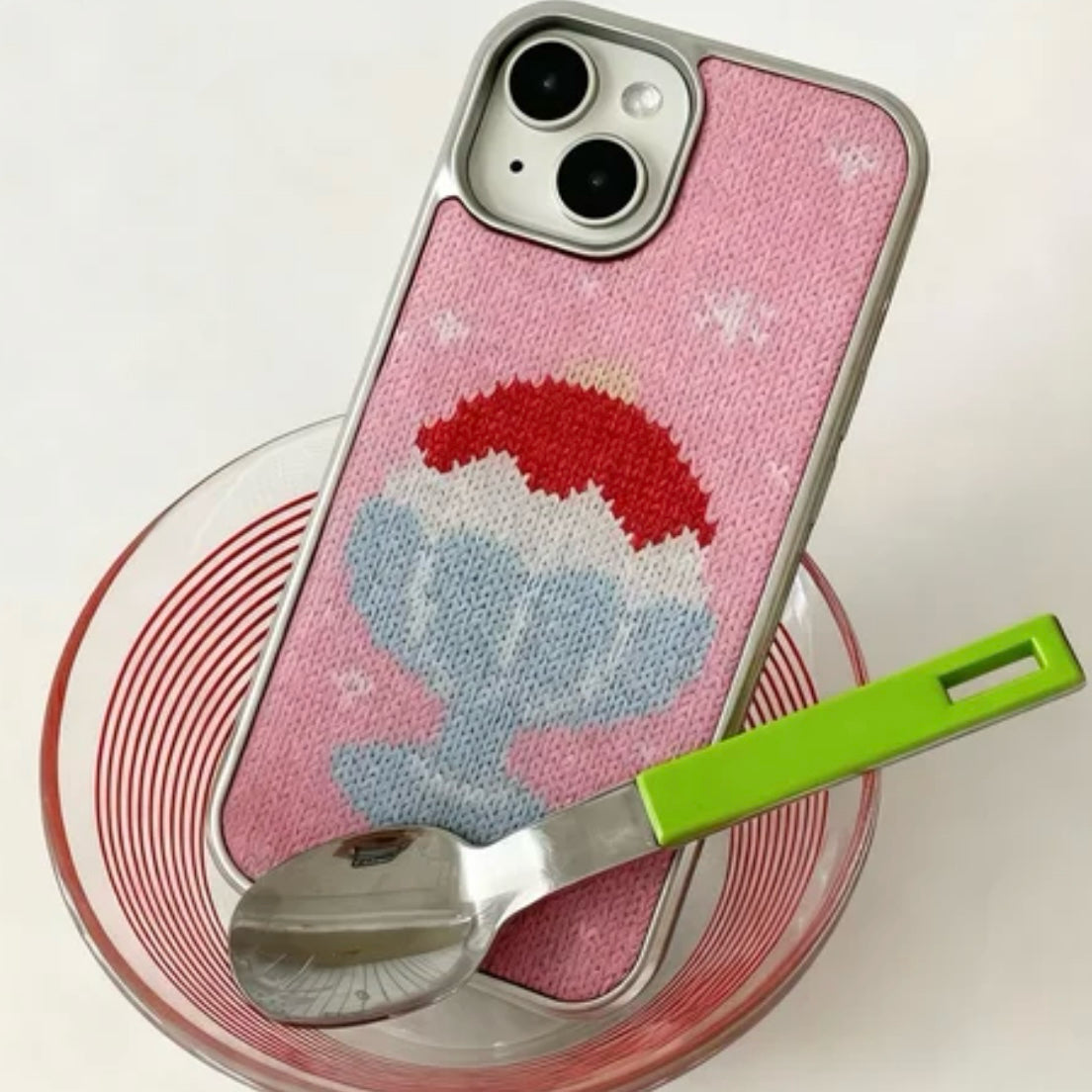 A cup of ice 🍦cream, iPhone case.
