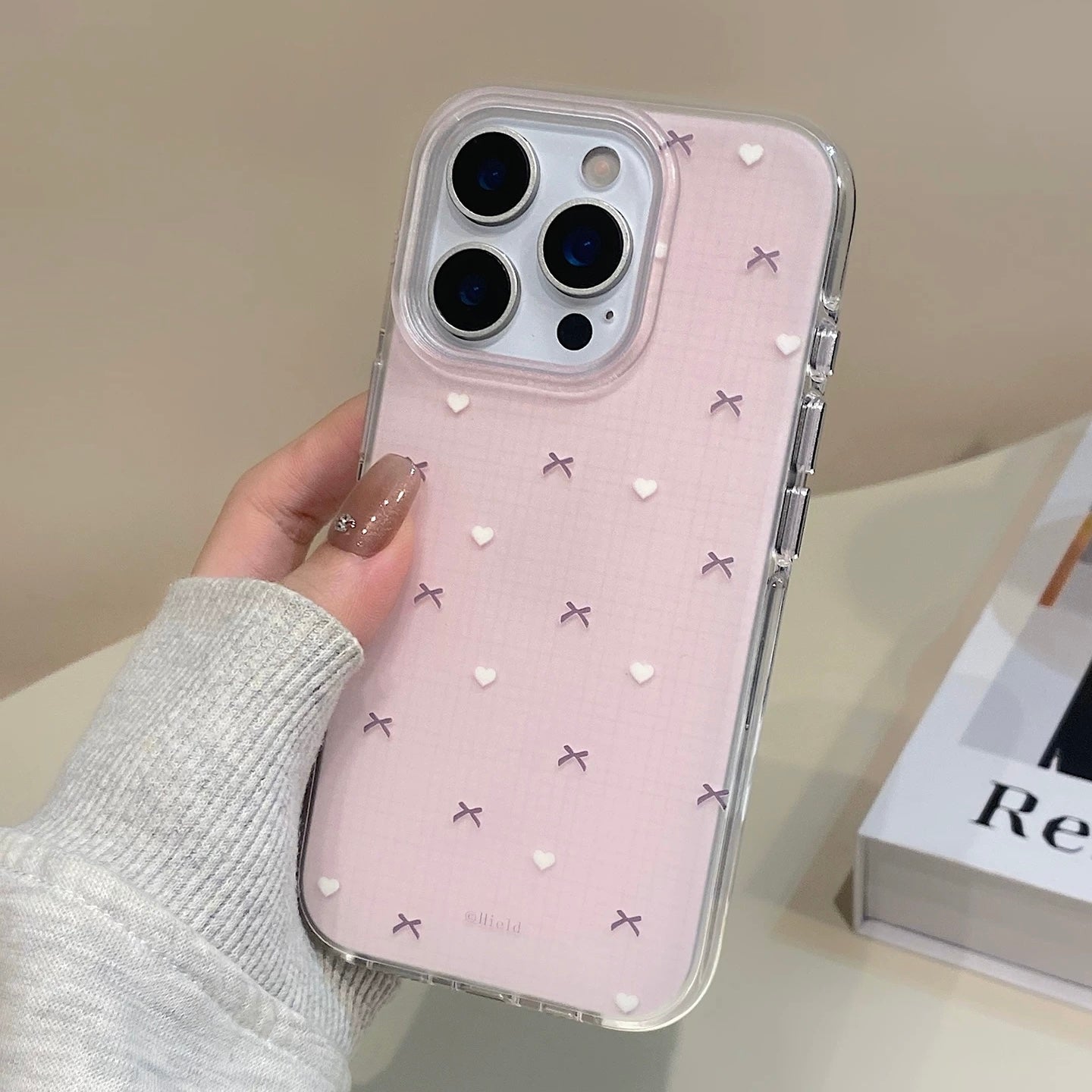 Cute and simple bow heart shape Phone Case (No Shipping Costs Worldwide)