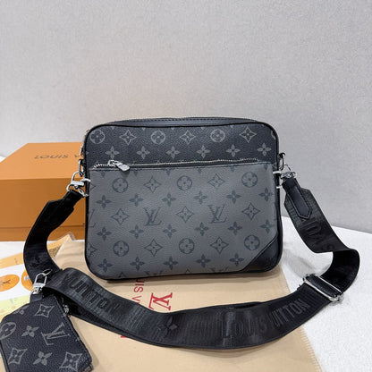Classic Monogram Trio Messenger Bag - A Fashion Must-Have