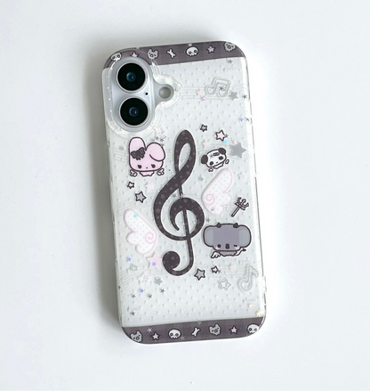 ꒰ა🎵໒꒱ lovely note-iPhone Case