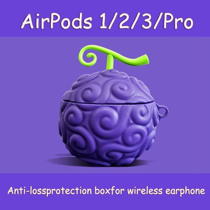 Devil Fruit ACE AirPods Case Generation Cover Case