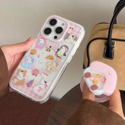 kitty magnetic bracket-IPhone  Case