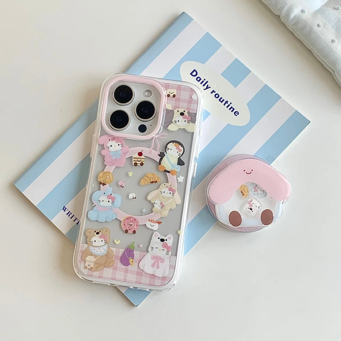 kitty magnetic bracket-IPhone  Case