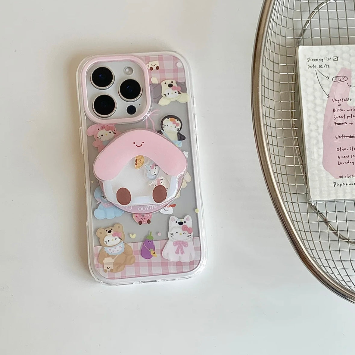 kitty magnetic bracket-IPhone  Case