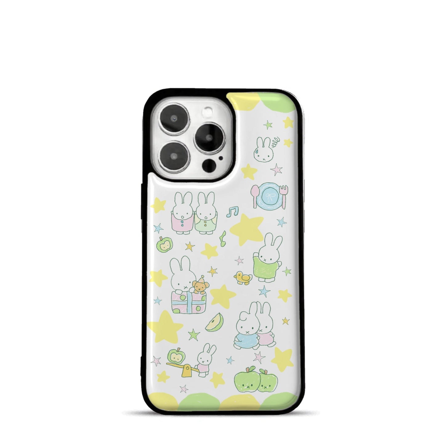 miffy 🍏 green 🍀-Handmade resin drip iphone case