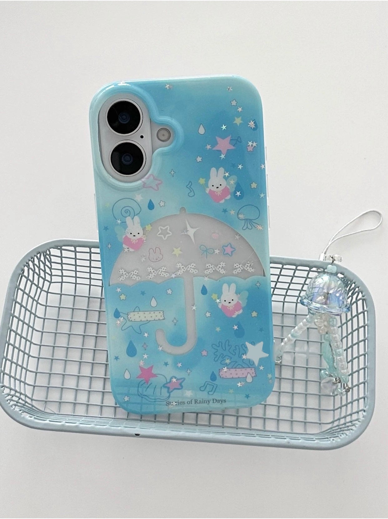 Blue Star Umbrella ☔️ iPhone Case