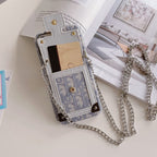 Fashion Card Bag Fabric iPhone Case