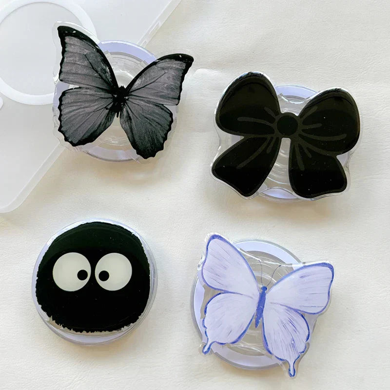 Cute Butterfly Magsafe Magnetic Phone Griptok Phone Holder Stand