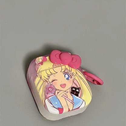 Sailor Moon Cute AirPods Case Bow with Keychain Loop