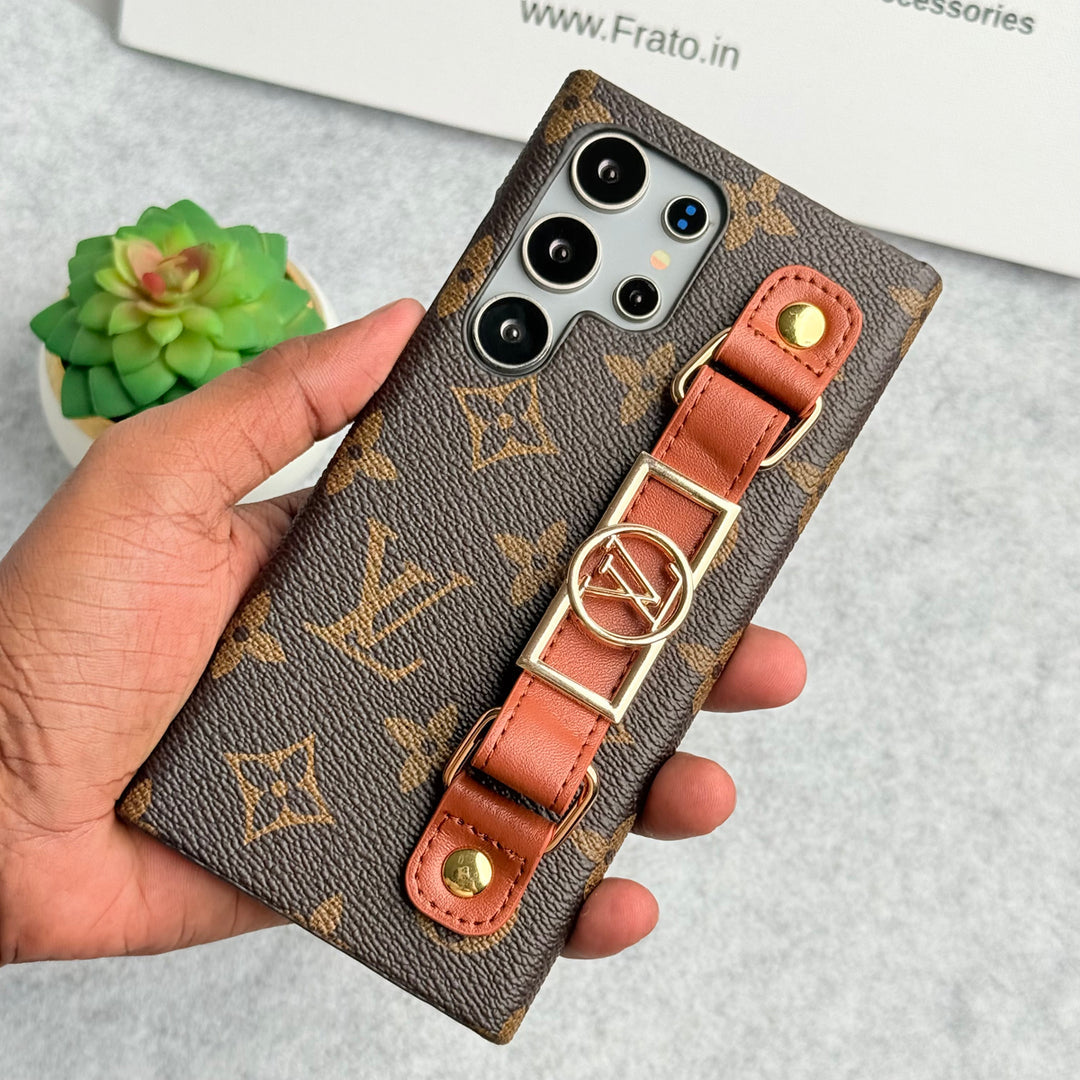 LUXURY BRAND STRAP HOLDER CASE FOR SAMSUNG GALAXY