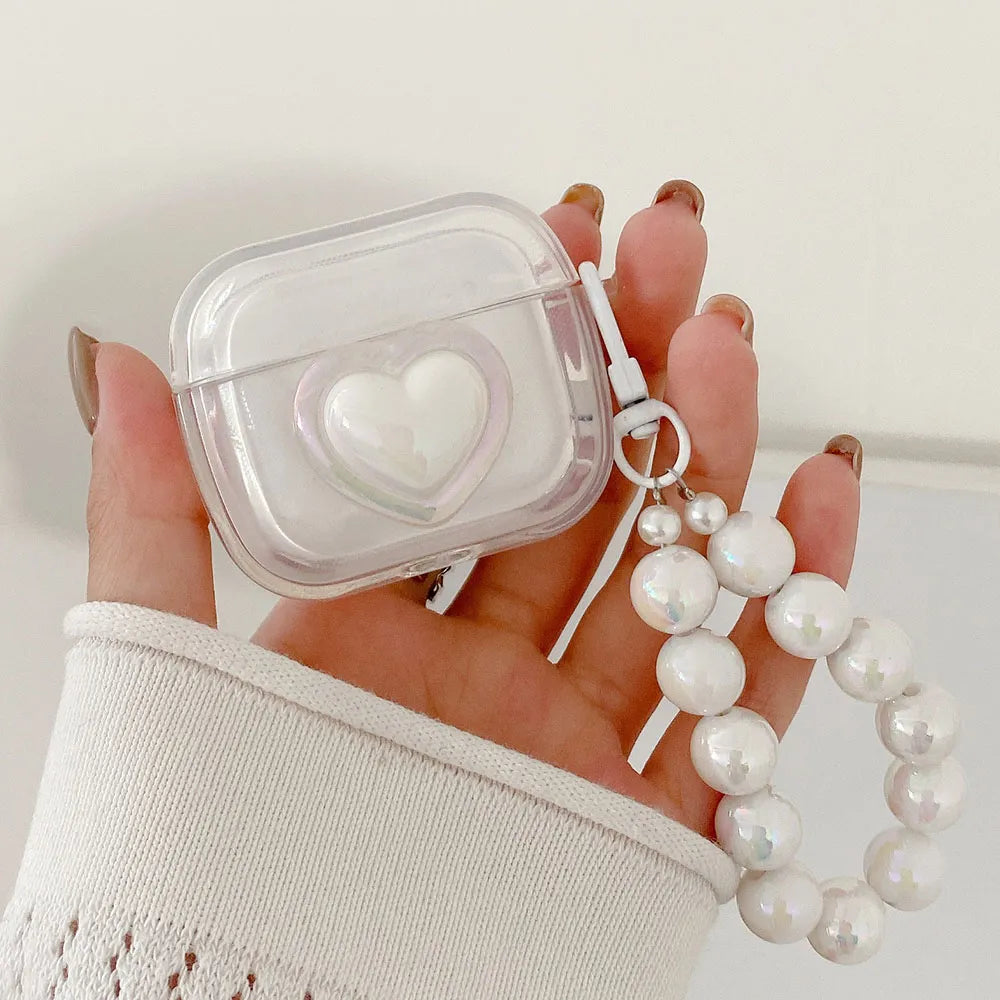 Earphone Case for AirPods 2 Pro 3 Generation Headset Cover for Airpods Keychain