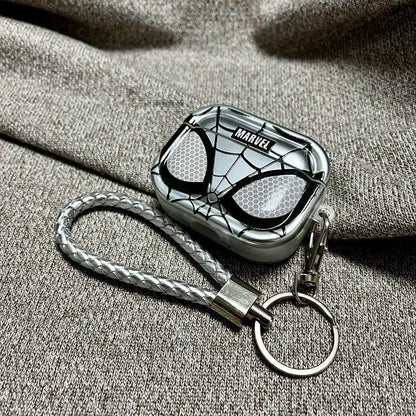 Spider Airpods Protective Case Earphone Protective Cover with Keychain Loop