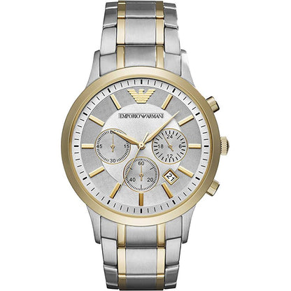 Emporio Armani Men's Two-Tone Chronograph Watch
