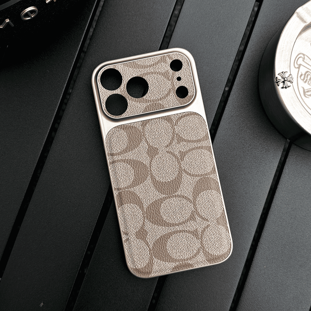 Luxury Pattern Leather Phone Case With Shockproof Edges